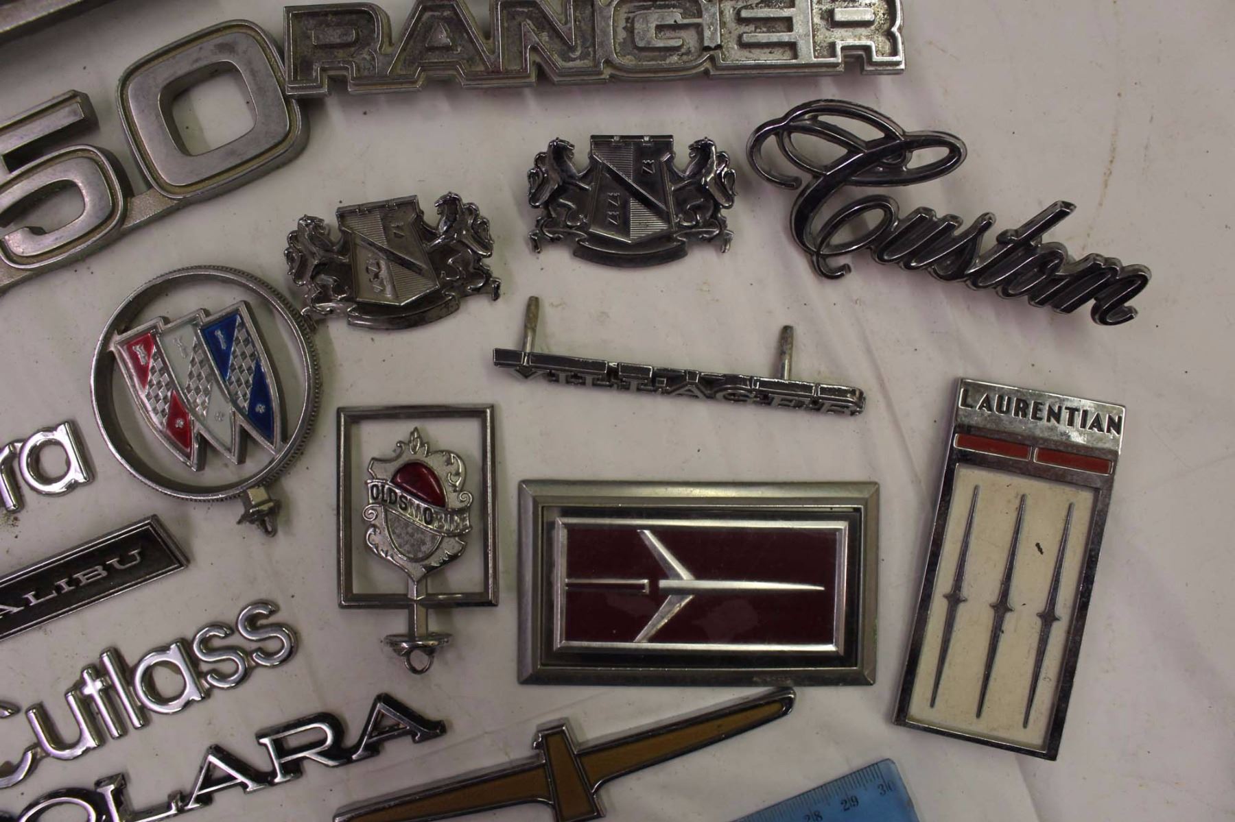 Lot of Metal Automobile Emblems / Logos