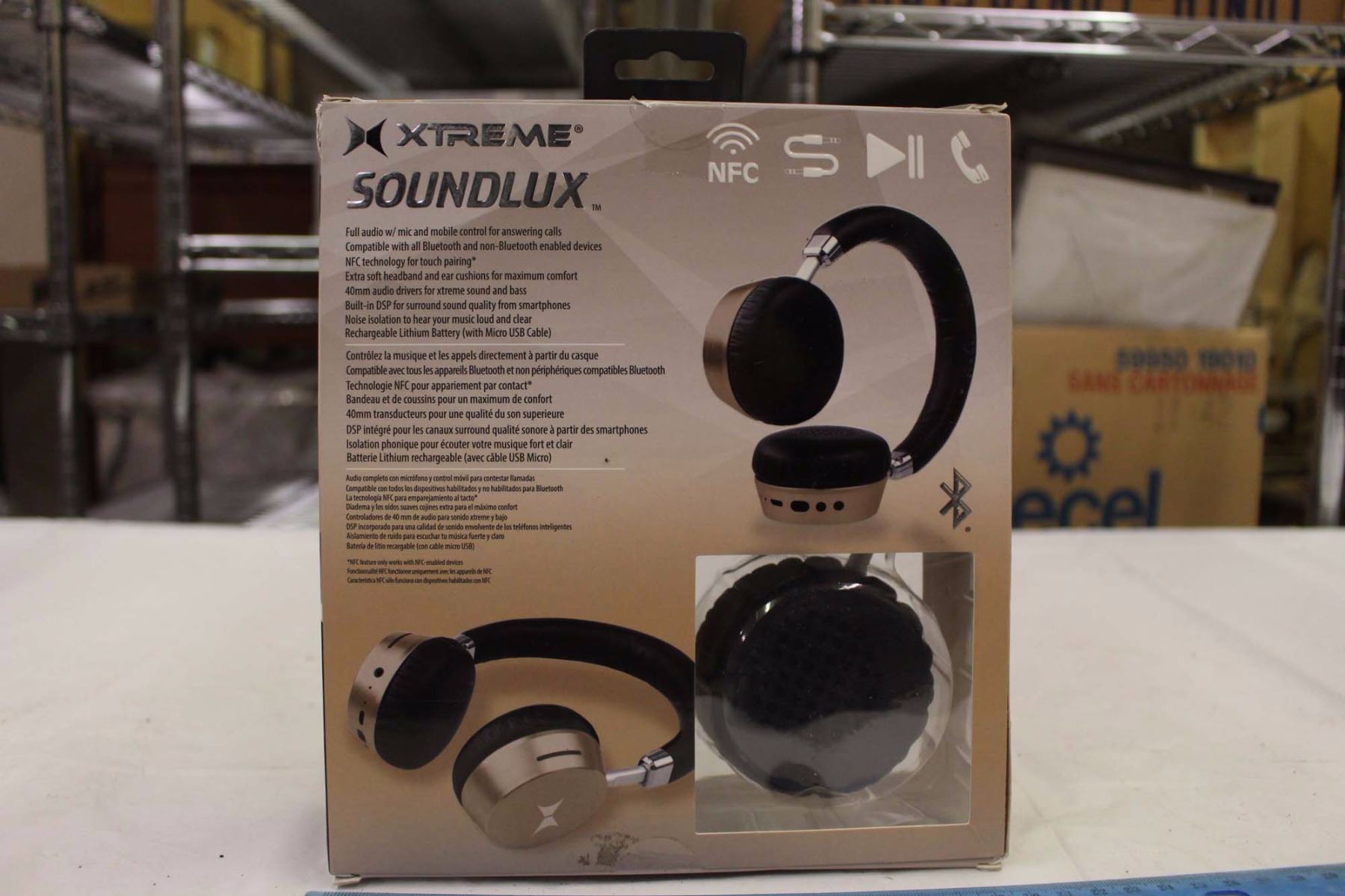XTREME SOUNDLUX Wireless Surround Sound Headphones