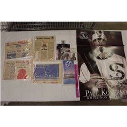 Lot of Chicago White Sox MLB Related(News Articles(1970s),Poster,Etc)