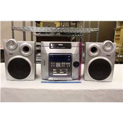 RCA 5 Disc Changer Stereo System w/2 RCA Speakers