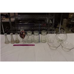 Lot of Glassware