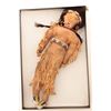 Image 2 : Beaded on buckskin doll in display; Indian  style, 13” -14”.       Est.:  $75-$150