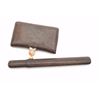 Image 2 : Decorative Japanese pipe, tobacco pouch and  pipe case with Ojimi bead and decorative  mount.  The l