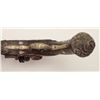 Image 10 : 20th century manufactured North African  flintlock pistol, approximately .65 caliber.   The pistol i