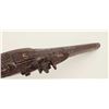 Image 9 : 20th century manufactured North African  flintlock pistol, approximately .65 caliber.   The pistol i