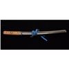 Image 14 : Koto to Shinto period tanto (Short sword)  unsigned in traditional mounting missing  kozuka knife in