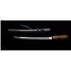 Image 4 : Koto to Shinto period tanto (Short sword)  unsigned in traditional mounting missing  kozuka knife in
