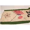 Image 4 : WW II Japanese banner with military motifs;  approximately 10 feet overall.        Est.:   $100-$200