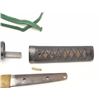 Image 3 : Koto period wakasashi (Medium sword) unsigned  and full traditional mountings. The blade  measures 1