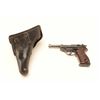 Image 1 : Mauser P-38 semi-automatic pistol, 9mm  caliber, 5” barrel, bfy 43-marked, military  blue finish, ma