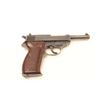 Image 5 : Mauser P-38 semi-automatic pistol, 9mm  caliber, 5” barrel, bfy 43-marked, military  blue finish, ma