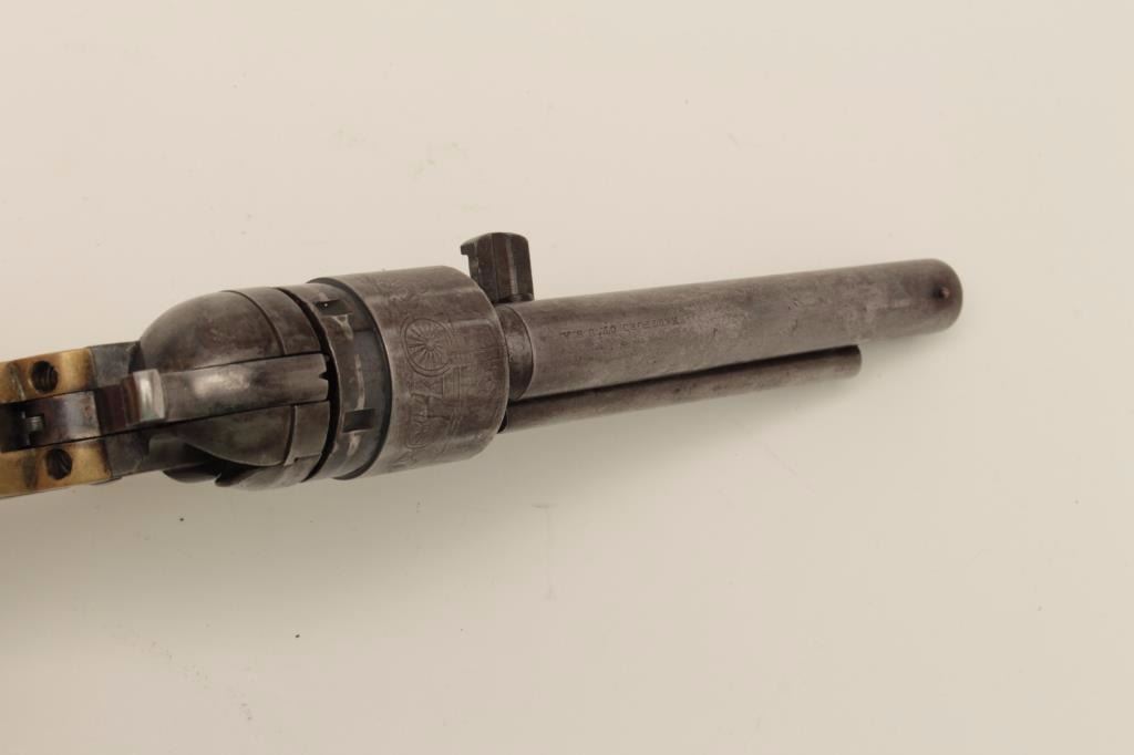 Colt Pocket Navy conversion revolver with ejector rod, .38RF caliber, 4 ...