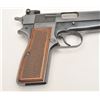 Image 1 : Belgian-made Browning Hi-Power semi-automatic  pistol, 9mm caliber, 4.5” barrel, blued  finish, chec