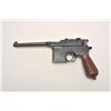 Image 1 : Mauser Broomhandle 1930 step barrel  semi-automatic pistol with wood shoulder  stock/holster, 7.65mm