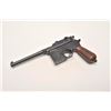 Image 4 : Mauser Broomhandle 1930 step barrel  semi-automatic pistol with wood shoulder  stock/holster, 7.65mm