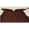 Image 2 : Fringed leather chaps with back of waist belt  area inscribed “T. Mix/Hollywood”; in  overall good t