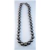 Image 1 : Very Important Natural Tahitian (French  Polynesia) South Sea Pearl necklace averaging  11.00 -15.00