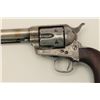 Image 2 : Colt SAA U.S. Artillery Model revolver, .45  caliber, 5.5” barrel, grey patina, wood  grips, S/N 121