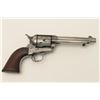 Image 6 : Colt SAA U.S. Artillery Model revolver, .45  caliber, 5.5” barrel, grey patina, wood  grips, S/N 121