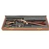 Image 2 : Jefferson Davis Commemorative Navy style Colt  reproduction, fully deluxe engraved with  shoulder st