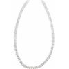 Image 3 : Stunning ladies Diamond Riviera necklace  featuring 128 round diamonds weighing approx.  10.00 carat
