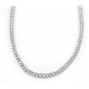 Image 4 : Stunning ladies Diamond Riviera necklace  featuring 128 round diamonds weighing approx.  10.00 carat