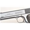 Image 3 : Colt Model 1903 semi-automatic pistol, .38  caliber, 4.5” barrel, blued finish, checkered  hard rubb
