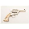Image 4 : Very rare Colt Sheriff’s Model Single Action  revolver, factory engraved, .44-40, 4”  barrel, old re