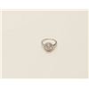 Image 2 : One 14k white gold halo style  ring set with  a  diamond approx. 1.25ct color 1 VS2 and  0.30ct on s