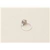 Image 3 : One 14k white gold halo style  ring set with  a  diamond approx. 1.25ct color 1 VS2 and  0.30ct on s