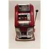 Image 1 : Mills hi-top .25 cent slot machine. Working  with cash box. No key. Est.: $900-$1800