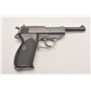 Image 4 : Walther Model HP semi-automatic pistol, nazi  proofed, 9mm caliber, 4.75” barrel, military  blue fin