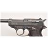 Image 2 : P-38 semi-automatic pistol, marked “ac 41”,  9mm caliber, 5” barrel, military blued  finish, nazi pr