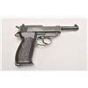 Image 4 : P-38 semi-automatic pistol, marked “ac 41”,  9mm caliber, 5” barrel, military blued  finish, nazi pr