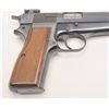 Image 5 : Browning Hi-Power semi-automatic pistol, 9mm  caliber, 4.75” barrel, blued finish,  adjustable rear 