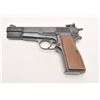 Image 7 : Browning Hi-Power semi-automatic pistol, 9mm  caliber, 4.75” barrel, blued finish,  adjustable rear 