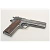 Image 3 : United States Property marked Colt Model 1911  semi-automatic pistol, .45 caliber,  blued  finish, c