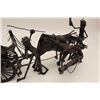 Image 3 : "Attacking a Settler" artist Kim Kennedy,  Originally sold $5,000. at his Gallery  (1986). Hand Weld