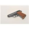 Image 3 : Walther PPK semi-automatic pistol, 7.65mm  caliber, 3.5” barrel, blued finish,  reproduction checker
