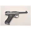 Image 7 : Lahti Model 40 semi-automatic pistol, 9mm  caliber, 4.75” barrel, blued finish,  checkered black pla