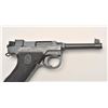 Image 9 : Lahti Model 40 semi-automatic pistol, 9mm  caliber, 4.75” barrel, blued finish,  checkered black pla