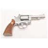 Image 4 : Smith & Wesson Model 67 DA revolver, .38 S&W  Special caliber, 4” barrel, stainless,  checkered wood