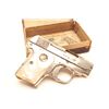 Image 5 : Colt Model 1908 semi-automatic pistol,  factory nickel finish, medallion pearl grips,  S/N 146492, w