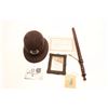 Image 11 : Nineteenth century Policeman’s lot consisting  of:  1. Police hat with cap badge, brown  felt ca. 18