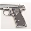 Image 1 : Remington Model 51 semi-automatic pistol,  blued finish, checkered black hard rubber  grips, S/N PA 