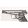 Image 2 : Remington Model 51 semi-automatic pistol,  blued finish, checkered black hard rubber  grips, S/N PA 