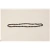 Image 1 : One very fine opera length(37inches) strand  of black baroque pearls and approx 12 – 14 mm  in dia. 