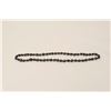 Image 2 : One very fine opera length(37inches) strand  of black baroque pearls and approx 12 – 14 mm  in dia. 