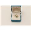 Image 4 : One fine marquee emerald and diamond ring set  in 14k yellow gold Est.$500-600