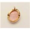 Image 1 : One beautifully carved white corral cameo set  in a 10k yellow gold frame as a brooch cum  pendant. 